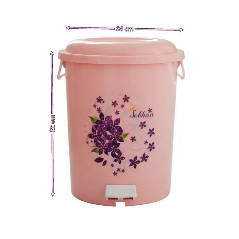 سطل زباله پدالی کد a56 گنجایش 10 لیتر