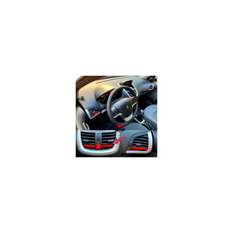 ردلاین سپر و دریچه کولر خودرو کالانیکس مدل RED-207-100305 مناسب برای 207 مجموعه 12 عددی