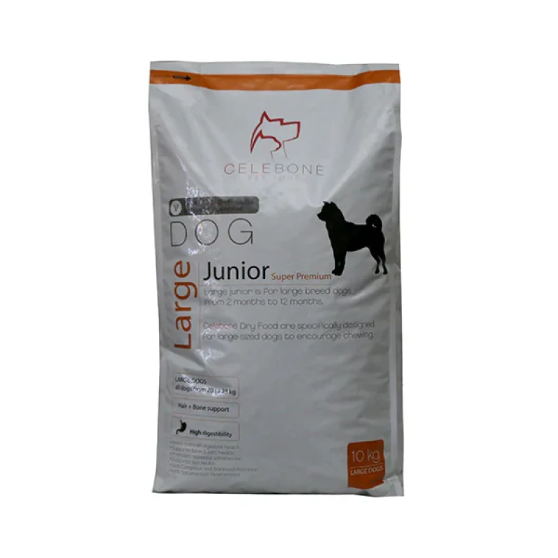 غذای خشک سگ سلبن مدل Large Junior وزن 10 کیلوگرم