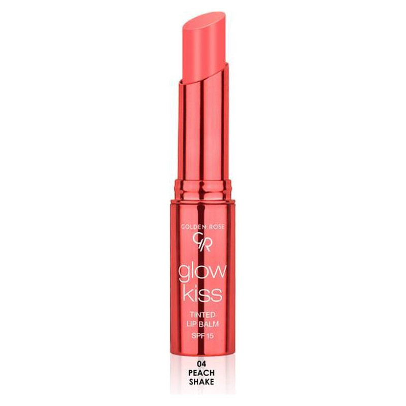 تینت بالم لب گلدن رز مدل TINTED شماره 04 بافت نرم و کرمی، ماندگاری بالا، محافظت SPF 15، حاوی ویتامین E و عصاره، عدم چسبندگی و نمای نهایی براق