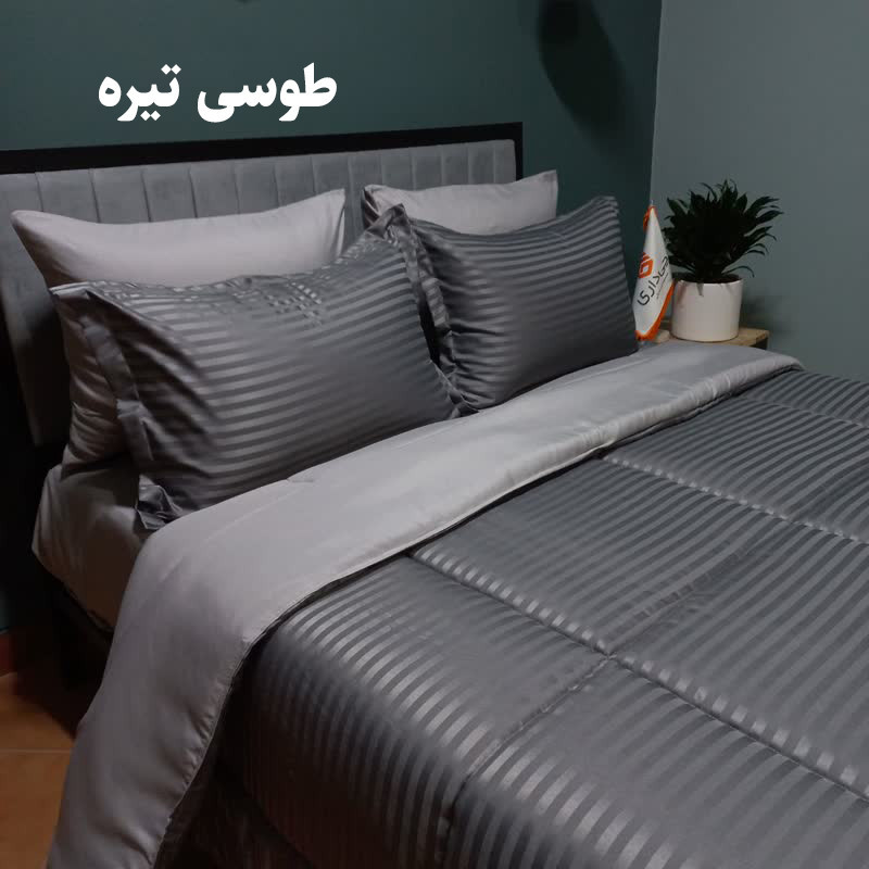 سرویس روتختی چیداری مدل هتلی دورو کد d160 دونفره 6 تکه