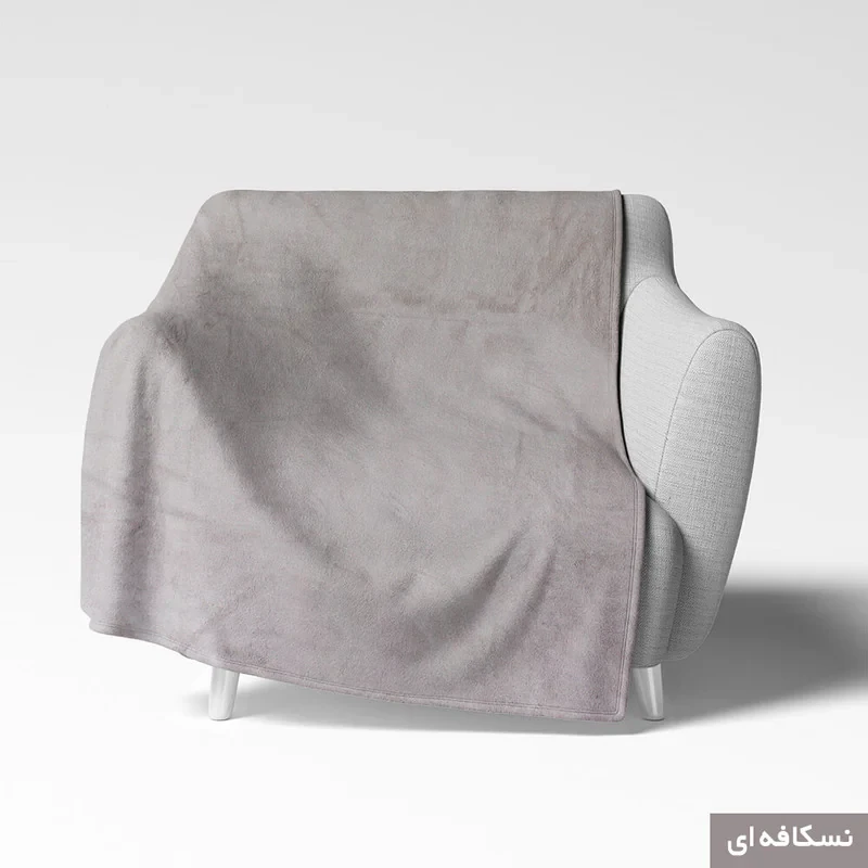 شال مبل شاران هوم مدل مخملی طرح ساده 180×200 سانتی متر