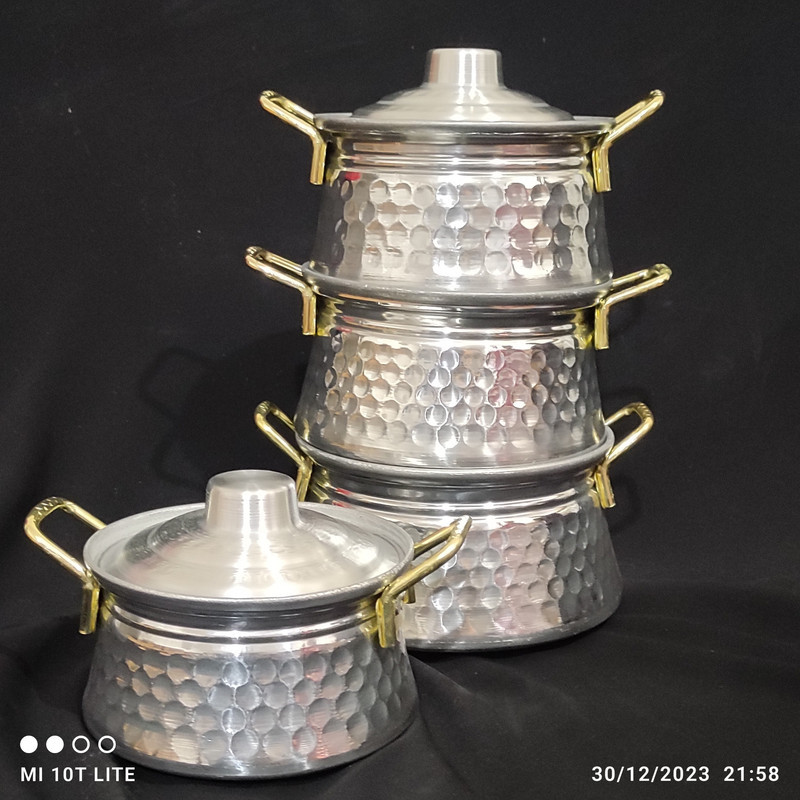 سرویس قابلمه 8 پارچه مدل دیگچه چکشی