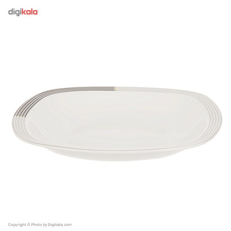 سرویس چینی 27 پارچه غذاخوری چینی زرین ایران سری کواترو مدل Vegas درجه عالی