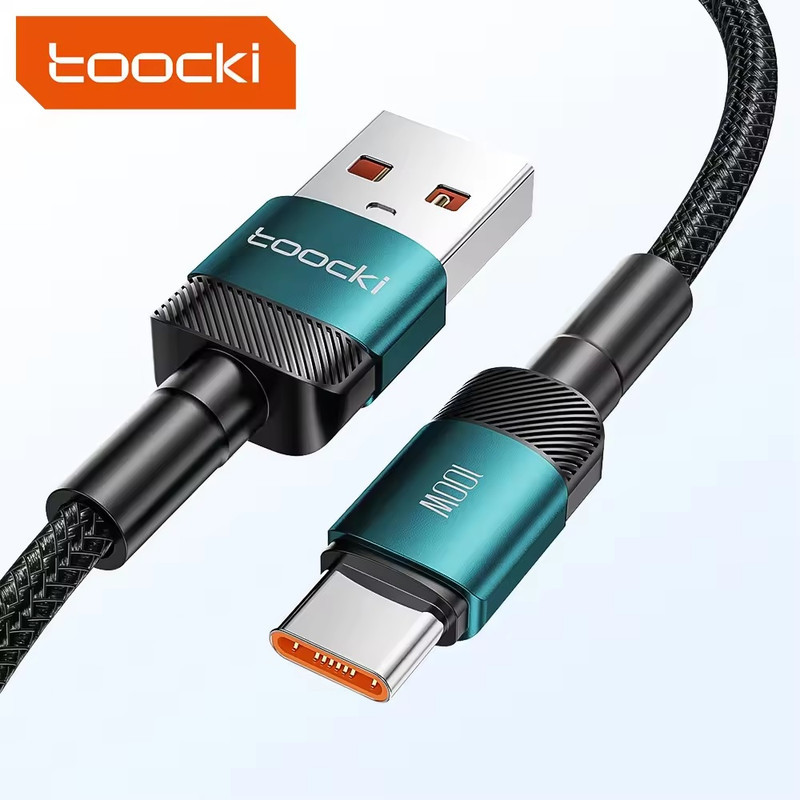 کابل تبدیل USB به USB-C توکی مدل 100W TQ-X12 طول 1 متر