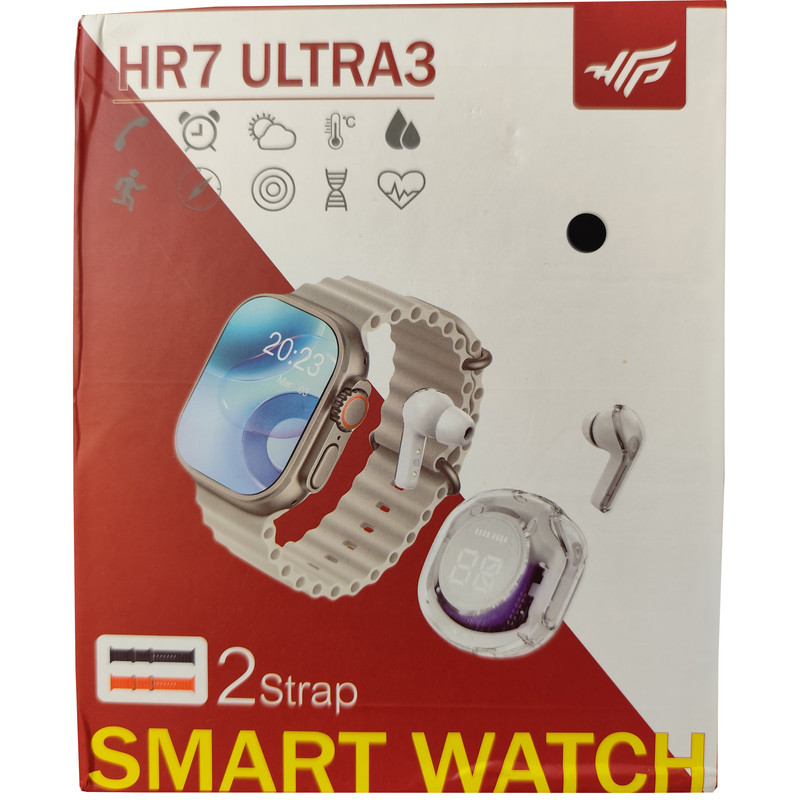 ساعت هوشمند مدل HR7 ULTRA3 به همراه هدفون بلوتوثی