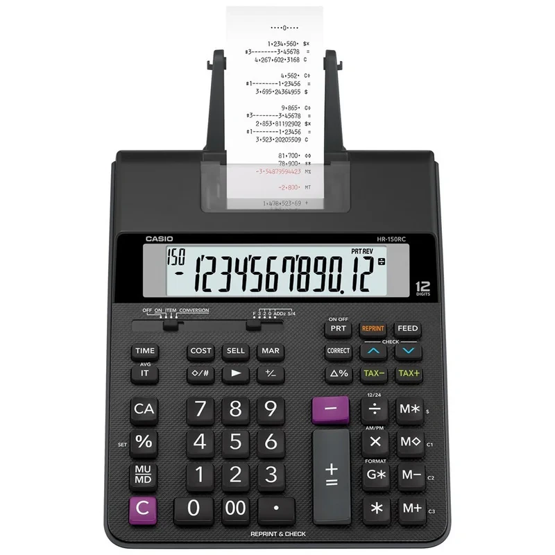 ماشین حساب کاسیو مدل HR-150RC