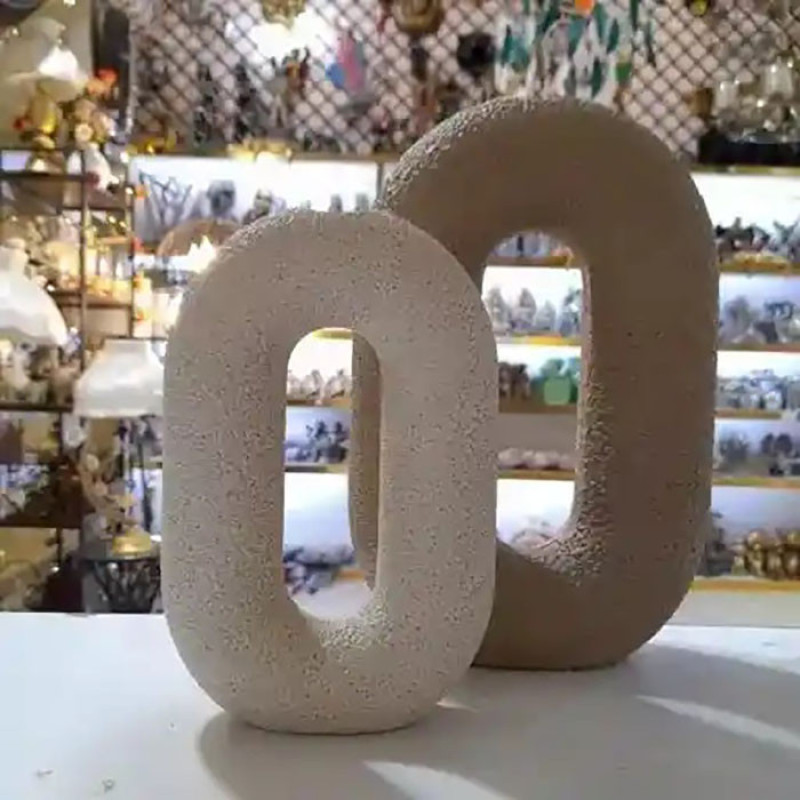 گلدان دکوری مدل نمدی مجموعه دو عددی