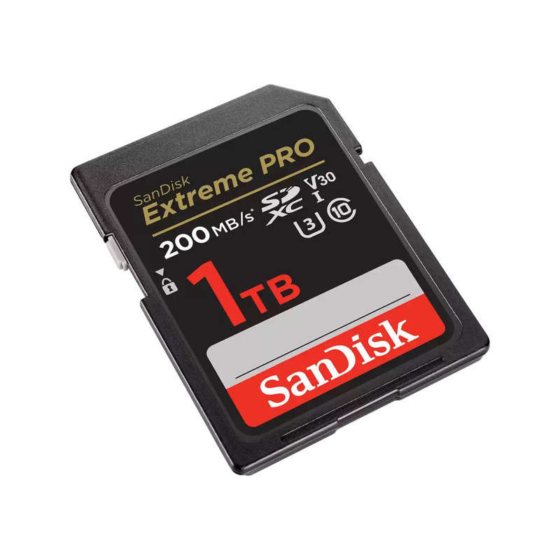 کارت حافظه SDXC سن دیسک مدل Extreme Pro V30 کلاس 10 استاندارد UHS-I U3 سرعت 200mbps ظرفیت 1 ترابایت