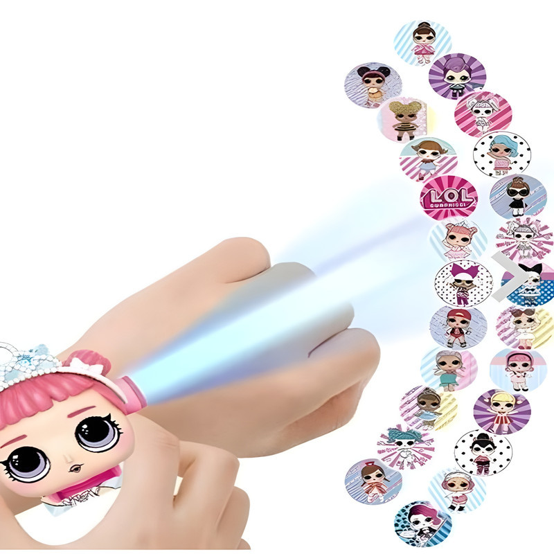 ساعت اسباب بازی مدل پروژکتوردار طرح LOL کد 25-3189