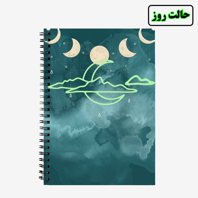 استیکر کلید و پریز مدل شبنما طرح ابر و ماه