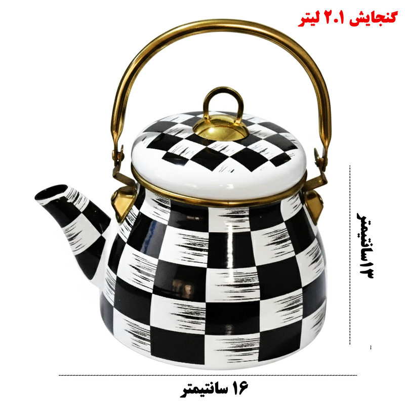 کتری مولینو مدل DAMA DEKOR2 گنجایش 2.1 لیتر