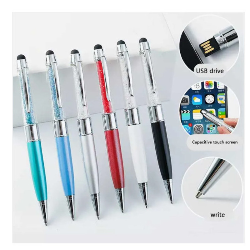 فلش مموری USB2.0 پرلیت یو اس بی مدل خودکار سه کاره کد PEN-04 ظرفیت 128 گیگابایت