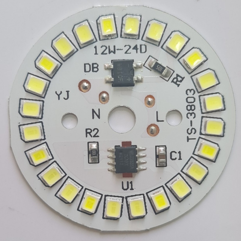 چیپ ال ای دی 12 وات مدل TS-3803 بسته 5 عددی