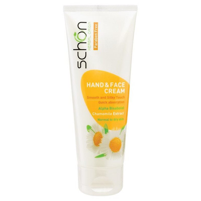 کرم مرطوب‌کننده دست، صورت شون مدل Chamomile Cream 75ml مناسب برای خشک، معمولی حجم 75 میلی‌لیتر