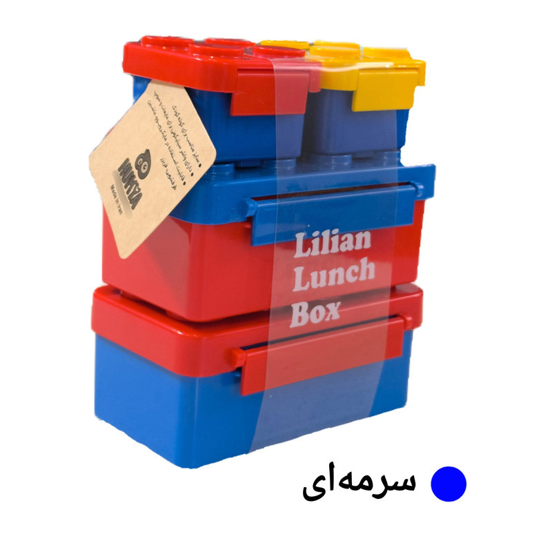 ظرف غذای ۴ تکه کودک مدل پازل