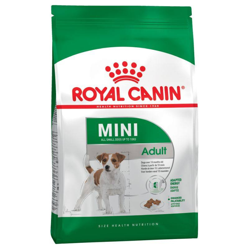 غذای خشک سگ بالغ نژاد کوچک رویال کنین مدل Mini Adult وزن 8 کیلوگرم