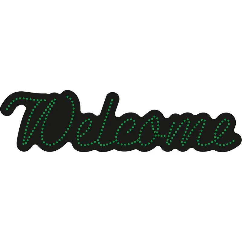 تابلو ال ای دی آیاز طرح Welcome کد 230G