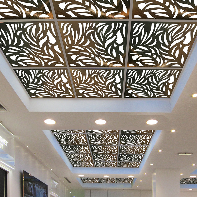 تایل سقفی آسمان مجازی بنی دکو مدل MC17 اندازه 60x60 سانتی متر مجموعه 4 عددی