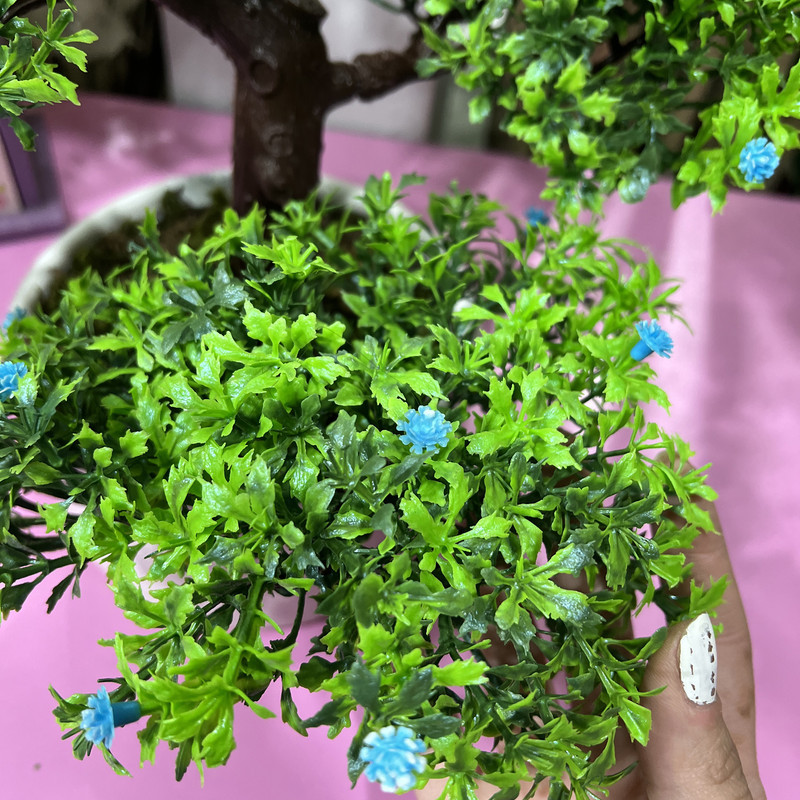گل مصنوعی مدل بنسای six گلدار