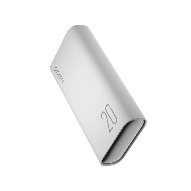 پاوربانک 22.5 وات گلوریمی مدل LIGHTCORE ظرفیت 20000 میلی‌آمپرساعت به همراه کابل USB-C