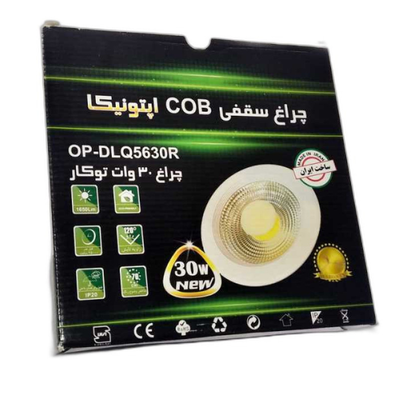پنل هالوژن  30 وات اپتونیکا مدل توکار کد 5630