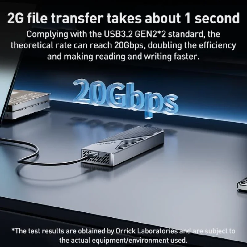 قاب SSD M.2 NVMe 20Gbps اوریکو مدل CNM2-G20