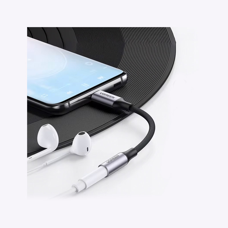مبدل USB-C به جک 3.5 میلیمتری یوگرین مدل AV161-80154