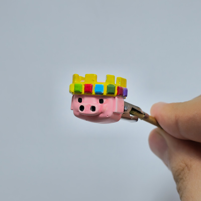 دکمه کیبورد مدل Minecraft Pig