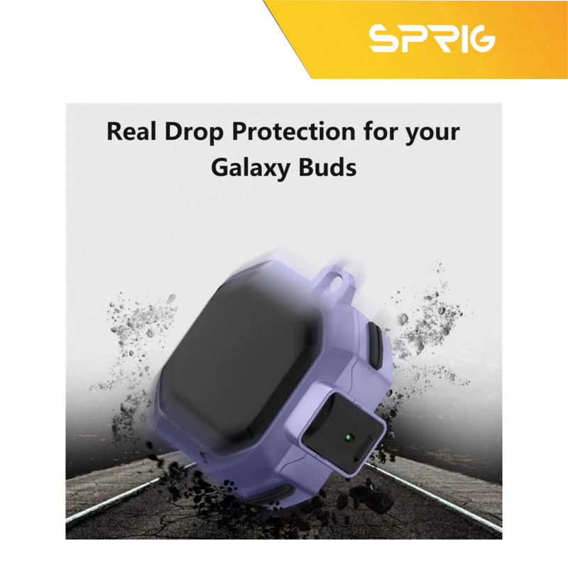 کاور اسپریگ مدل EggShell-SP مناسب برای کیس سامسونگ Galaxy Buds FE