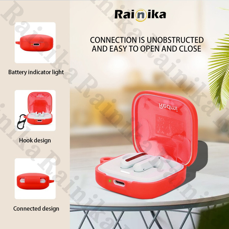 کاور رینیکا مدل Buds6 Active مناسب برای کیس هدفون بی سیم شیائومی Redmi Buds 6 Active
