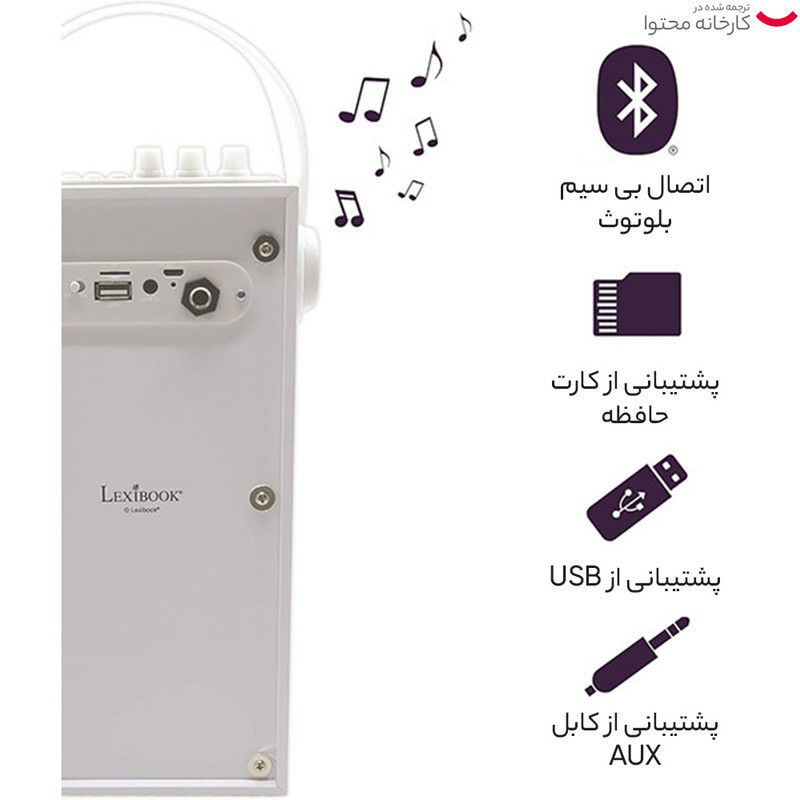 اسپیکر بلوتوثی قابل حمل آی پارتی مدل ‎BTP180BBZ