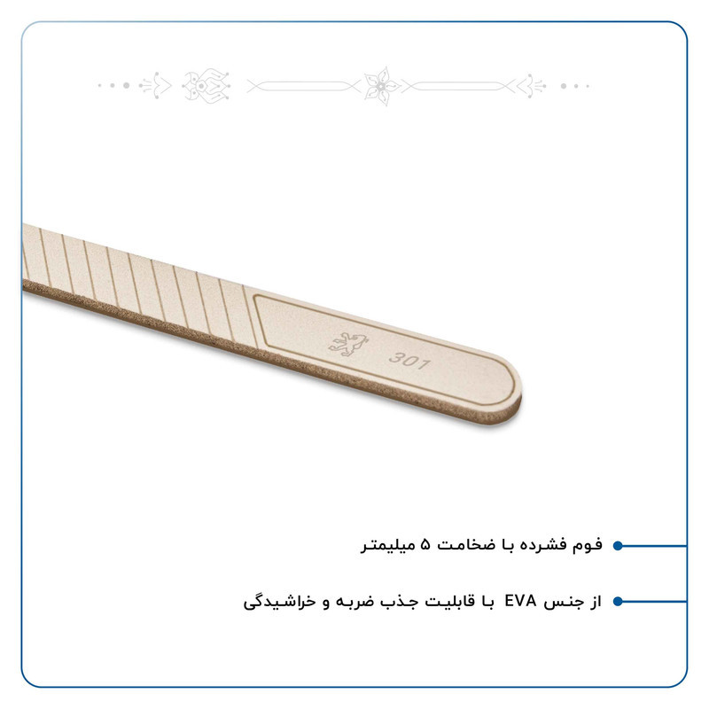 محافظ لبه درب خودرو ماهوت مدل AURA-W مناسب برای پژو 301 مجموعه 4 عددی