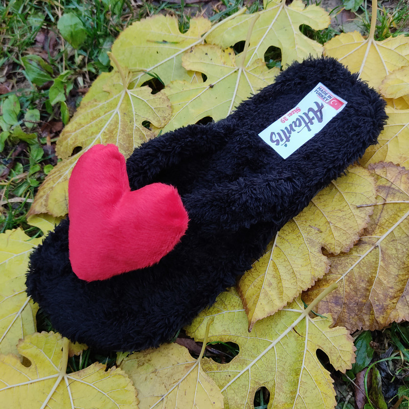 دمپایی حوله ای آتلانتیس مدل Istanbul heart
