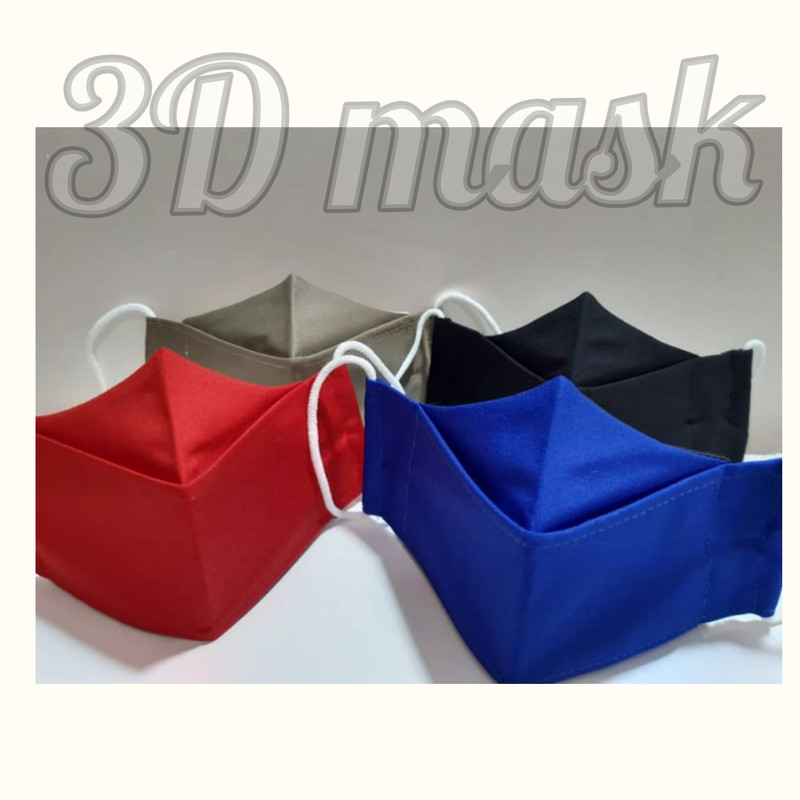 ماسک پارچه‌ای الیزاسوینگ مدل 3D_best