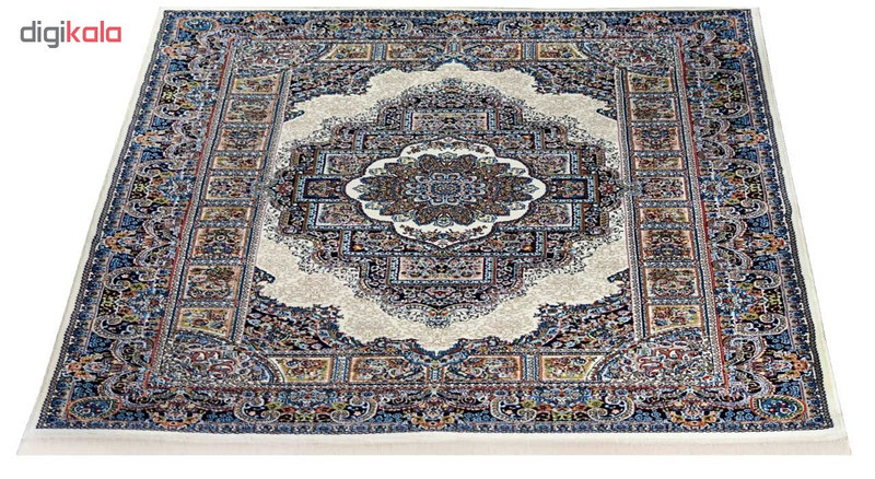 فرش ماشینی فرش سهند کد VF14.5K زمینه کرم