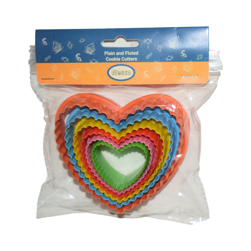 کاتر شیرینی پزی مدل Heart مجموعه 6 عددی