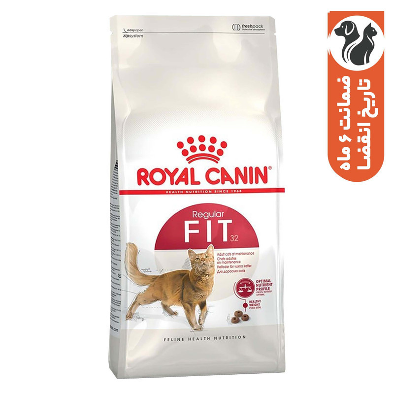 غذای خشک گربه رویال کنین مدل کنترل وزن Regular Fit 32 وزن 2 کیلوگرم