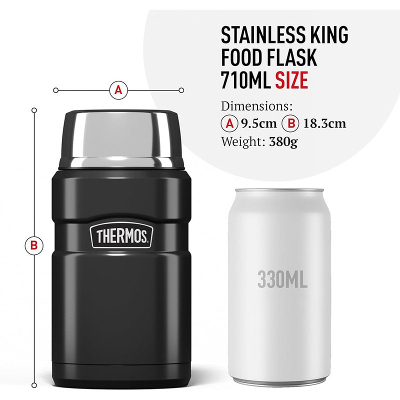 فلاسک غذا ترموس مدل KING JAR کد G2025 گنجایش 0.7 لیتر