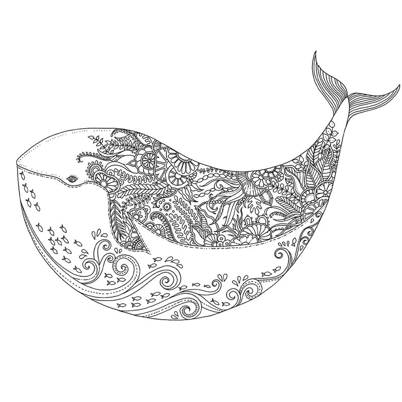 دفتر رنگ آمیزی مدل Lost Ocean