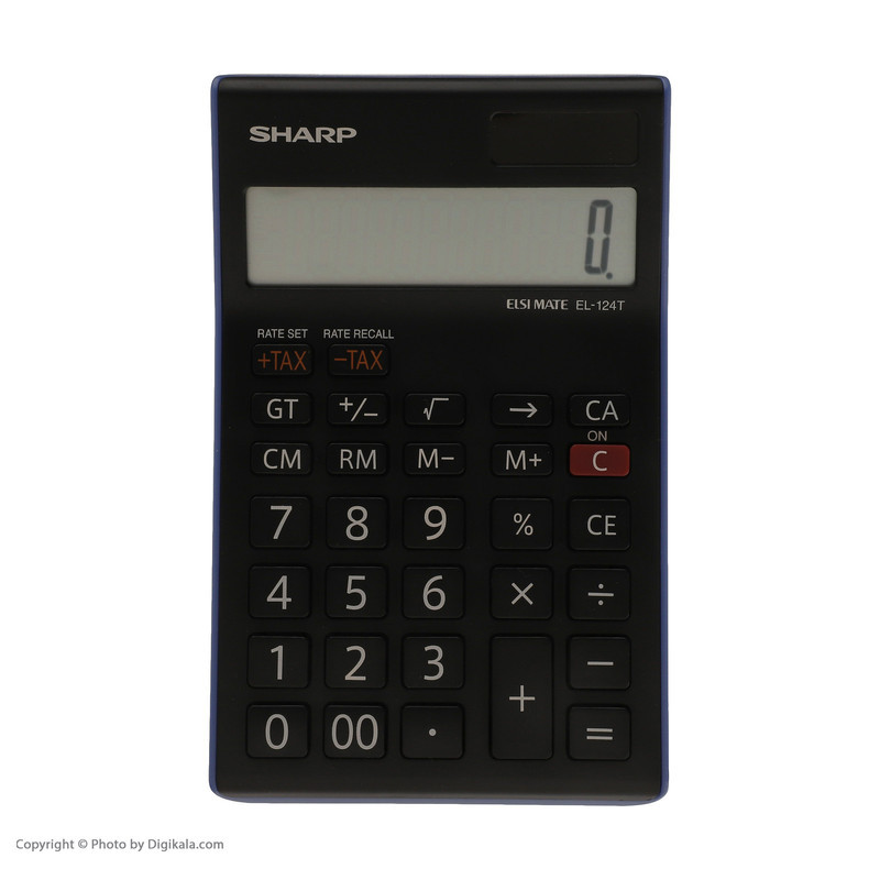 ماشین حساب شارپ مدل EL-124T-BL