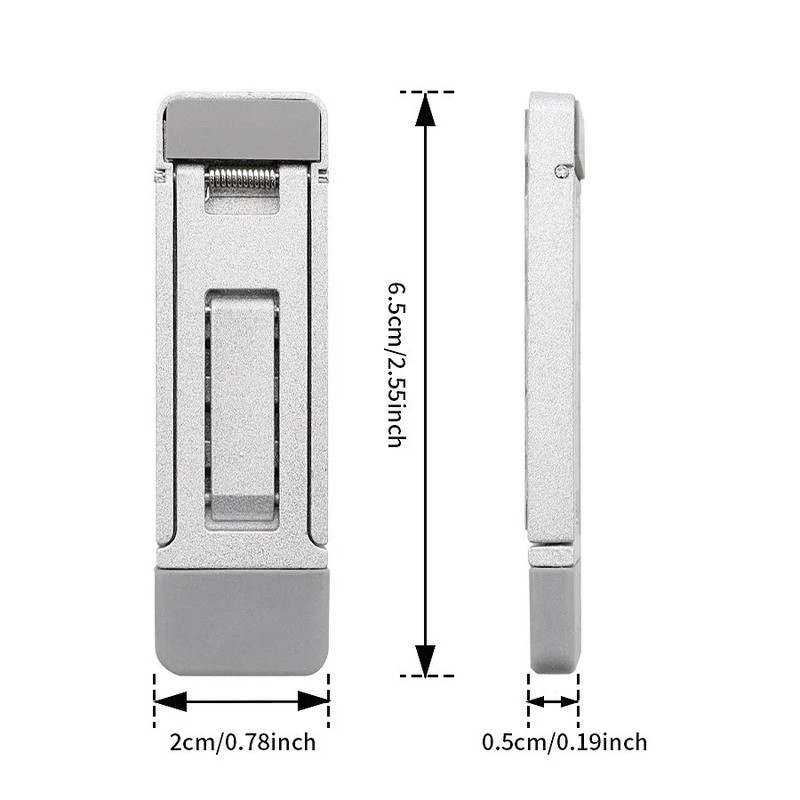 پایه نگهدارنده لپ‌تاپ مدل S1 aluminum alloy مناسب برای لپ تاپ‌های 17 اینچی و کوچک تر بسته 2 عددی
