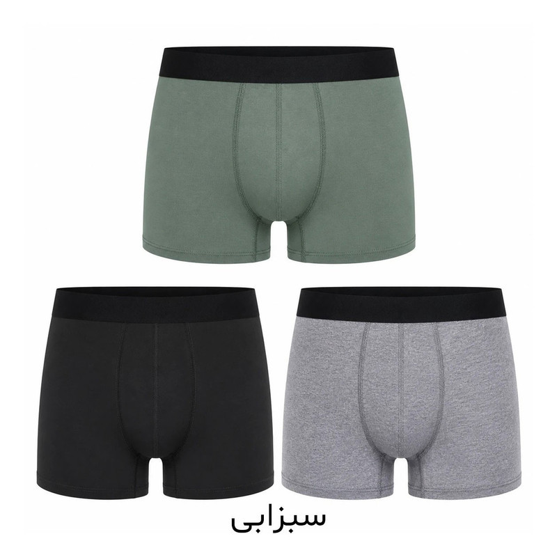 شورت پادار مردانه مدل LVG473655 بسته 3 عددی