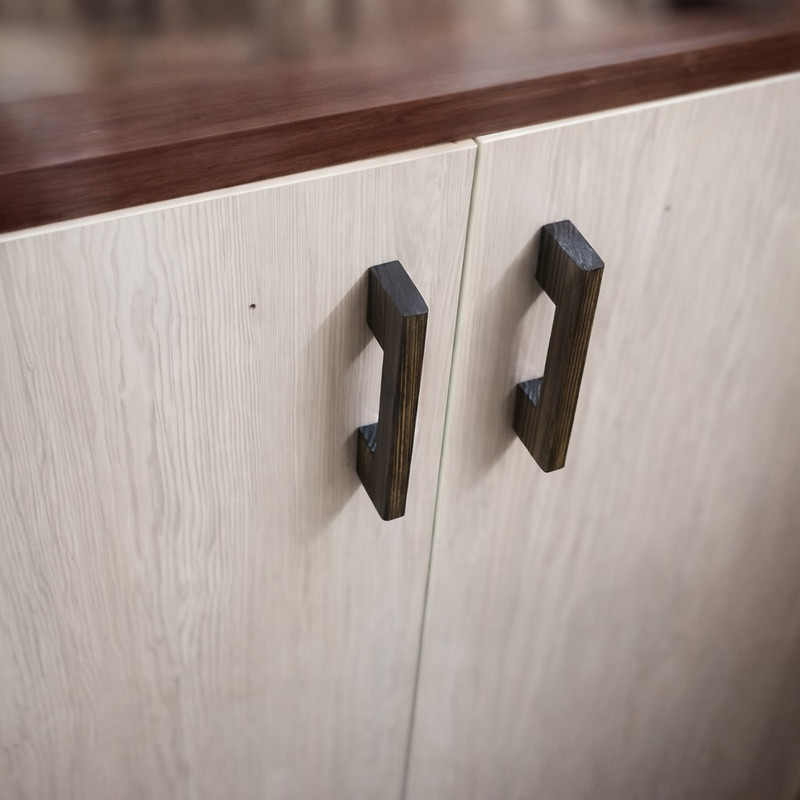 دستگیره کابینت مدل مینیمال چوب بائو بسته 2 عددی