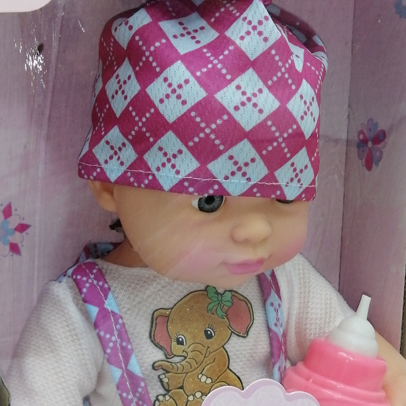 عروسک طرح بی بی ناز کد 1049-1 ارتفاع 30 سانتی متر
