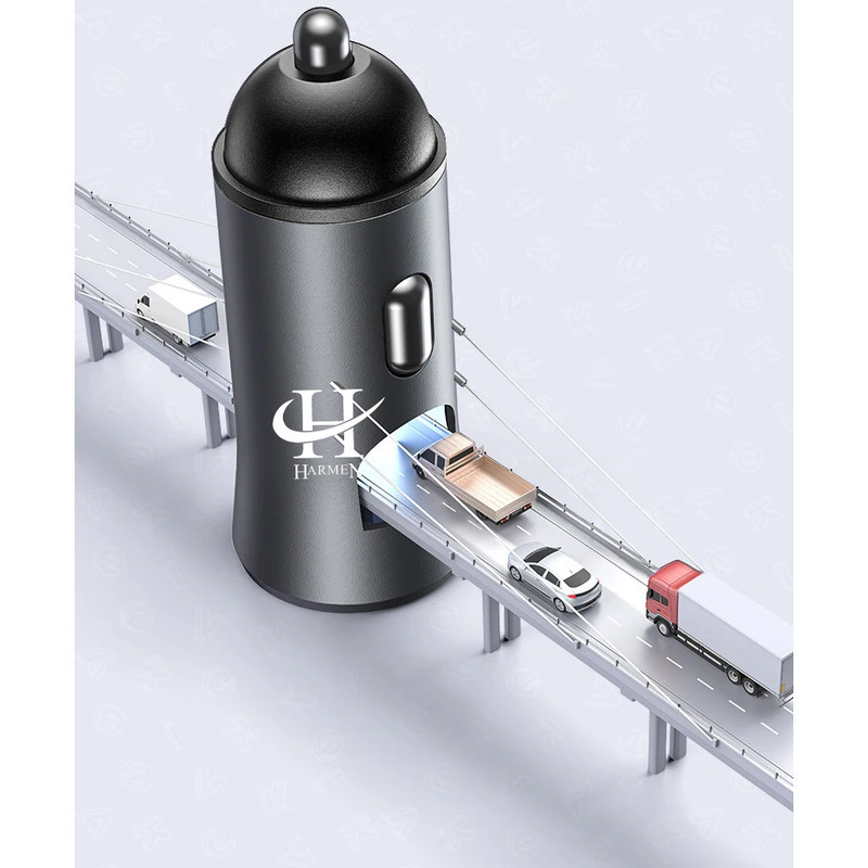 شارژر فندکی 35 وات هارمن مدل QC3USB200