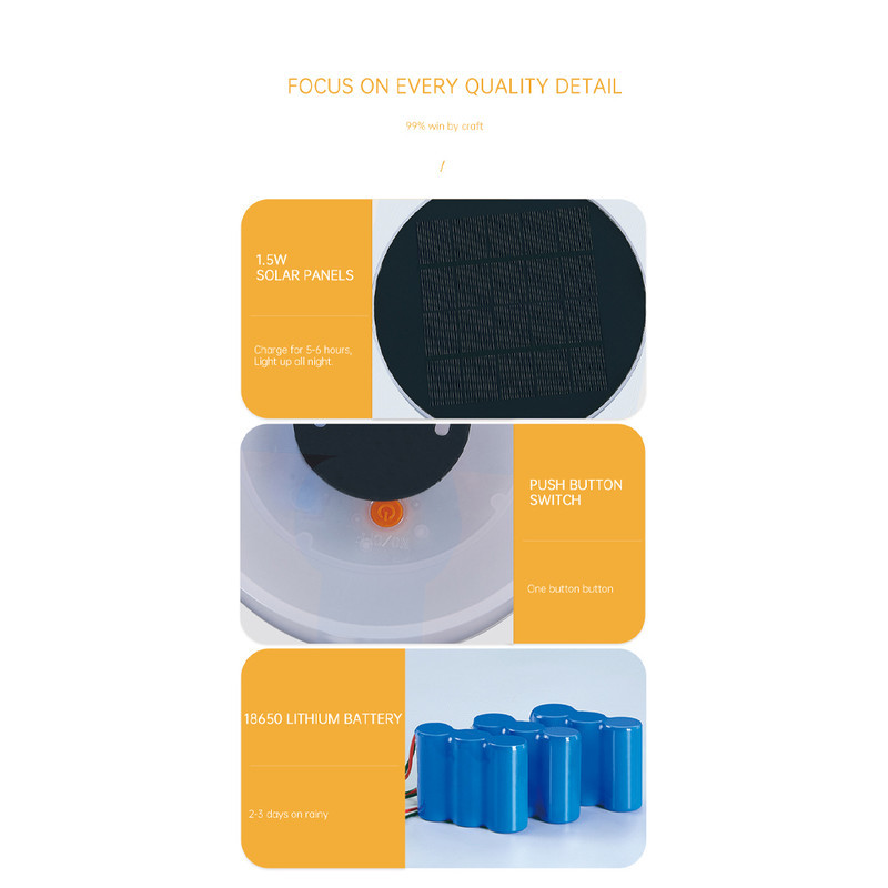 چراغ پارکی خورشیدی مدل Solar CWW