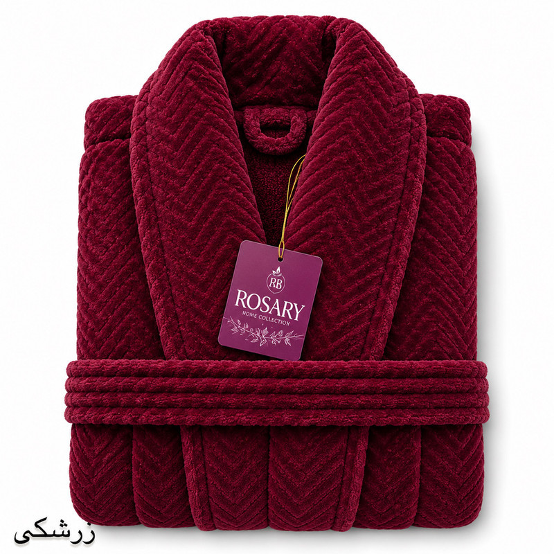 حوله پالتویی روزاری مدل تورال سایز 125×130 سانتی متر مناسب برای محدوده قد 165 تا 190 سانتی متر