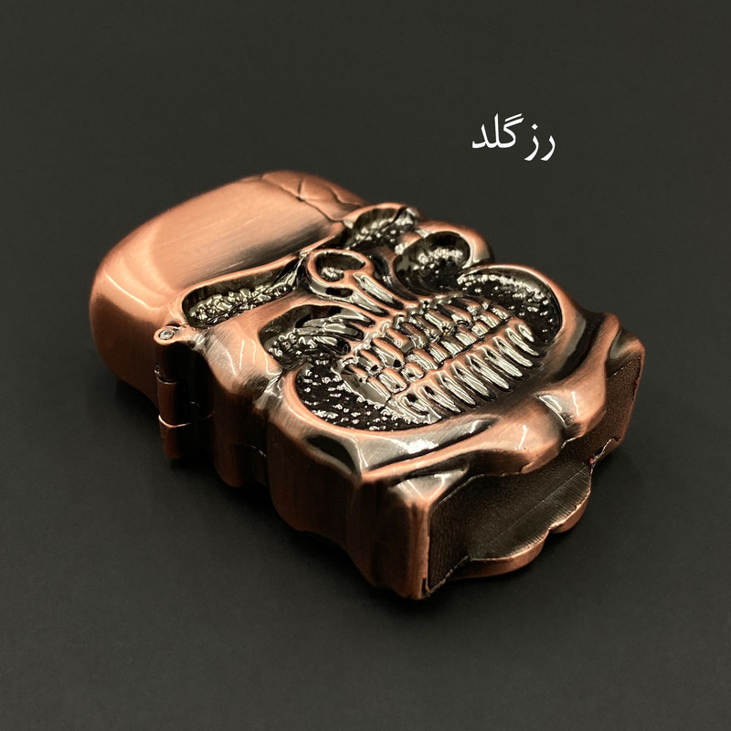 فندک مدل اتمی طرح اسکلت جمجمه DKD-1535