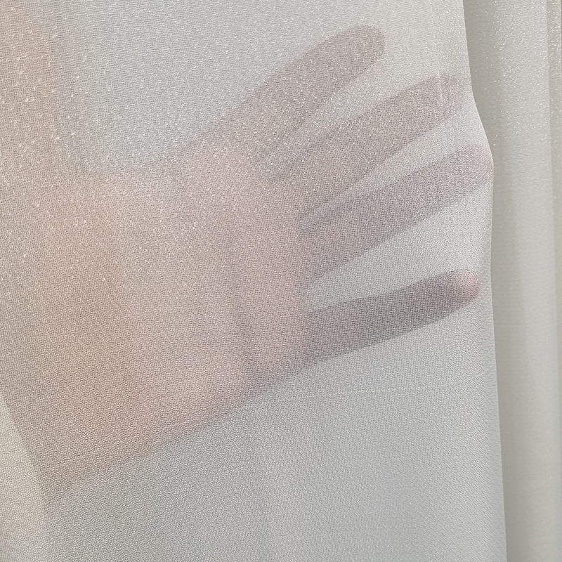 پرده پرندک مدل مینیمال حریر شاین به همراه چوب پرده سایز 200x280 سانتی متر